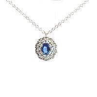 Collana Moraglione Donna in Oro Zaffiro 0.50 Ct ZOZ34-04 - ZOZ34-04